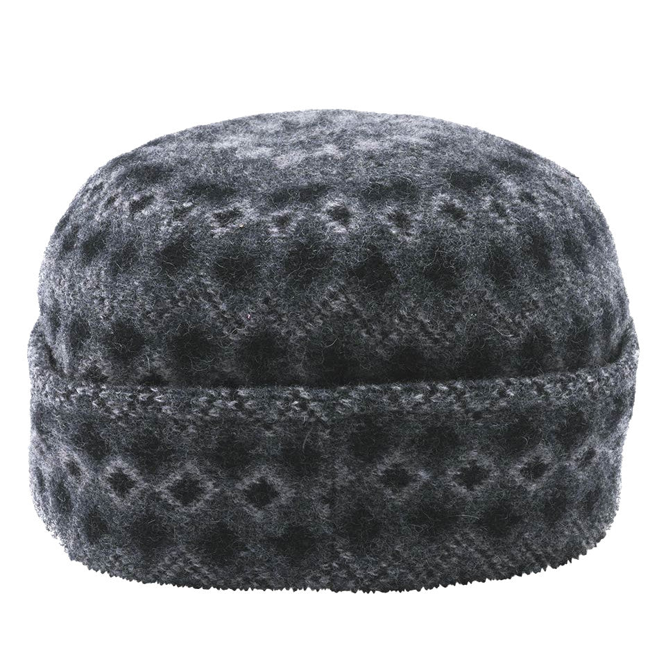 Loevenich Jacquard Peak Cap in Black
