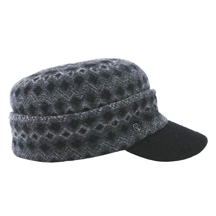 Loevenich Jacquard Peak Cap in Black