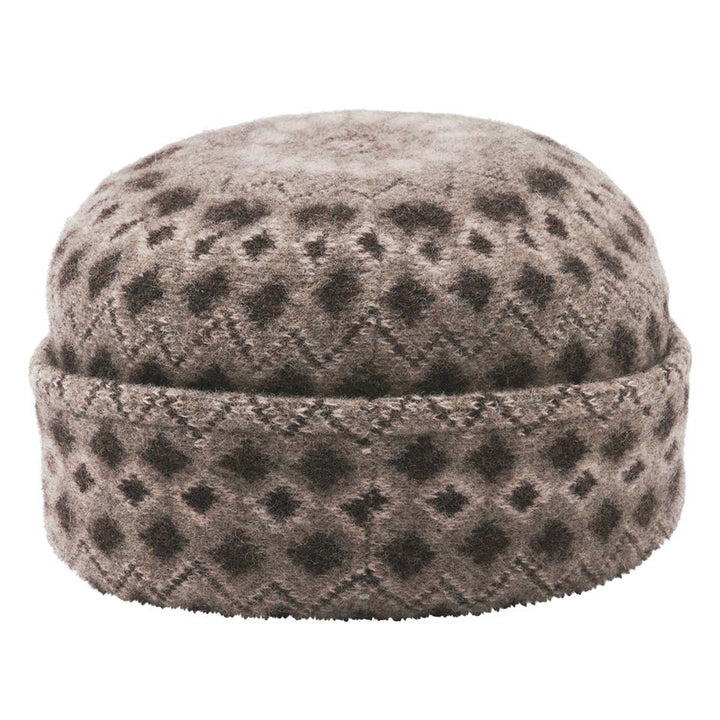Loevenich Jacquard Peak Cap in Brown