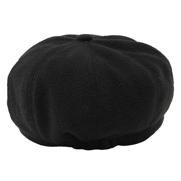 Loevenich Women's Fleece Bakerboy Cap in Black