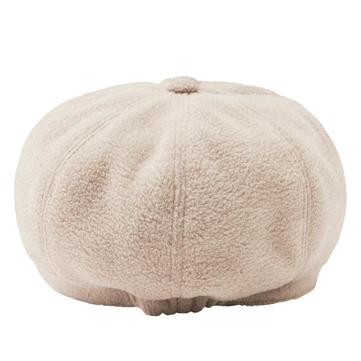 Loevenich Women's Fleece Bakerboy Cap in Biscuit