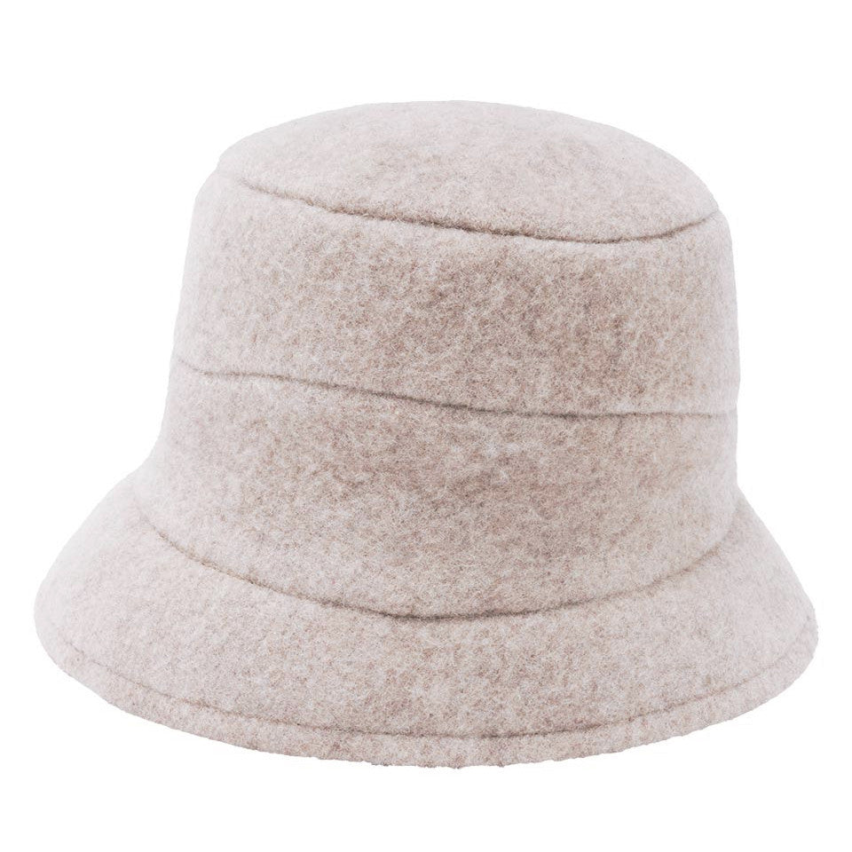 Loevenich Wool Cloche in Biscuit