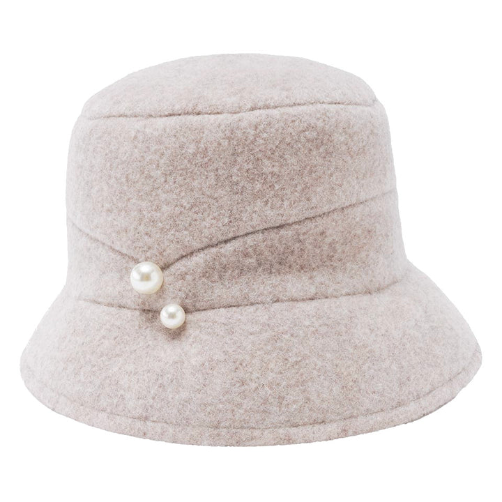 Loevenich Wool Cloche in Biscuit