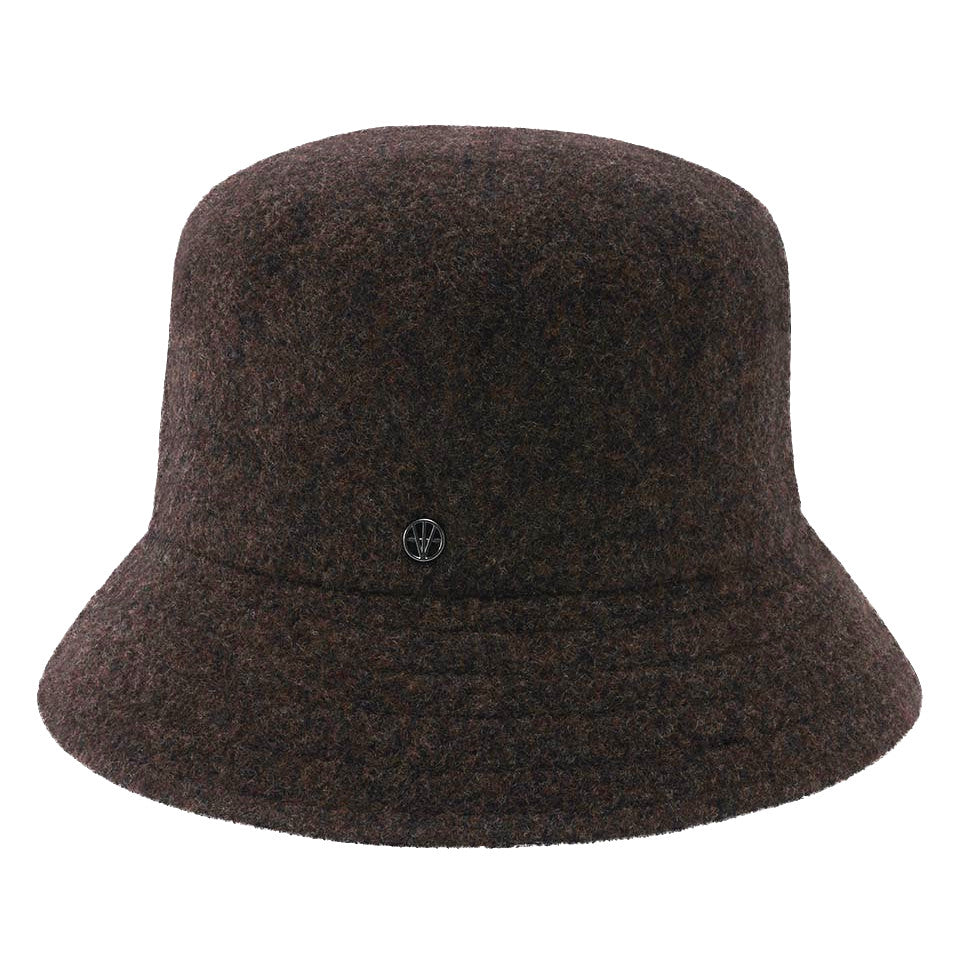 Loevenich Wool Bucket Hat in Chocolate