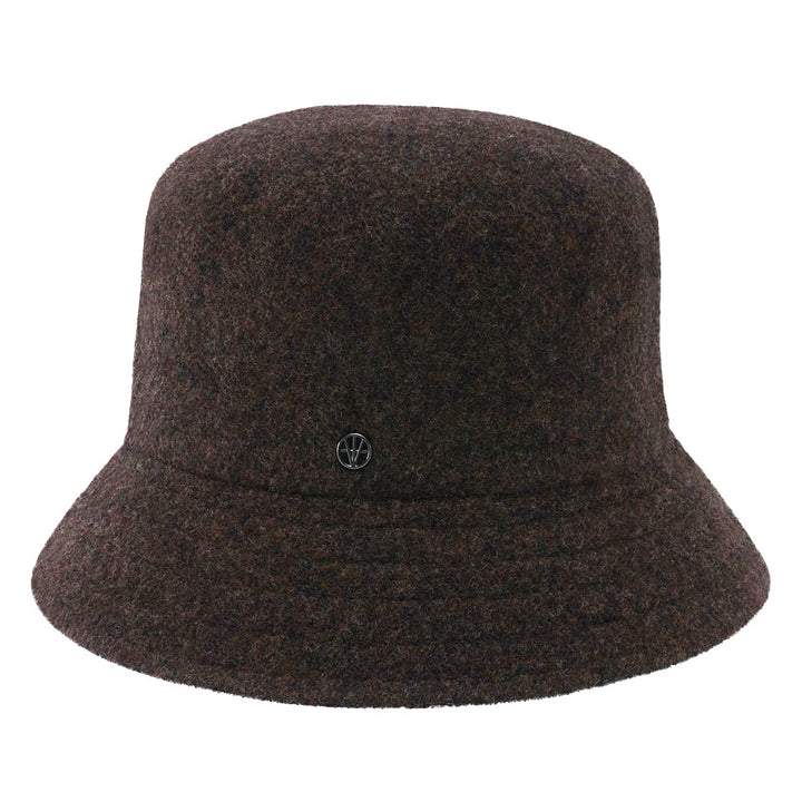 Loevenich Wool Bucket Hat in Chocolate