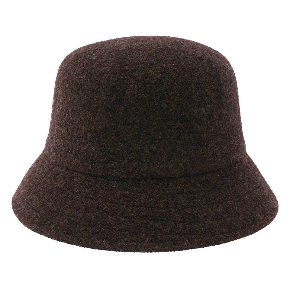 Loevenich Wool Bucket Hat in Chocolate