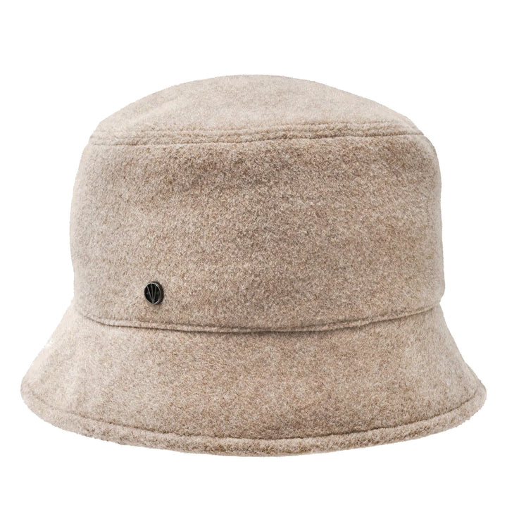 Loevenich Fleece Bucket Hat in Biscuit