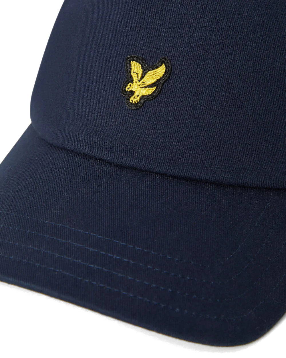 Navy Piped Cotton Adjustable Baseball Cap - Lyle  & Scott