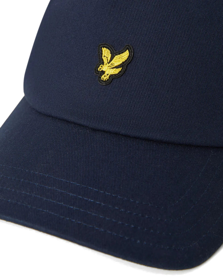 Navy Piped Cotton Adjustable Baseball Cap - Lyle  & Scott
