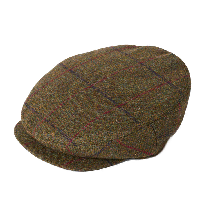 Failsworth Manor Wool Flat Cap in Green