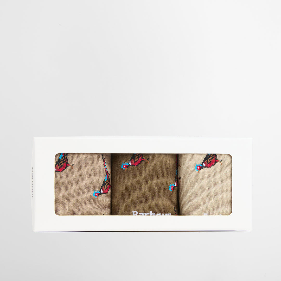Barbour Pheasant Socks Gift Box