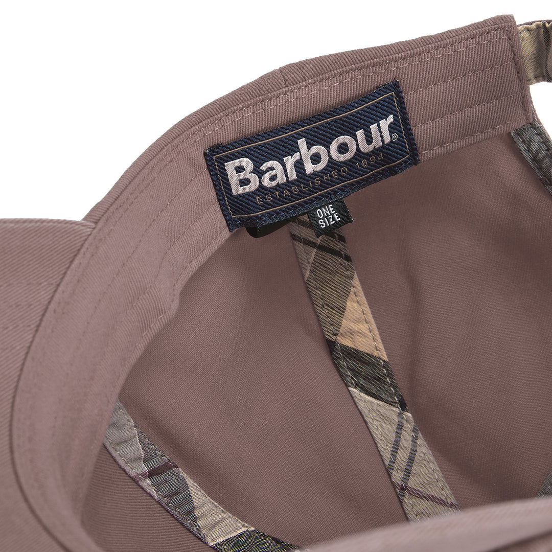 Barbour Cascade Adjustable Cotton Baseball Cap in Peppercorn