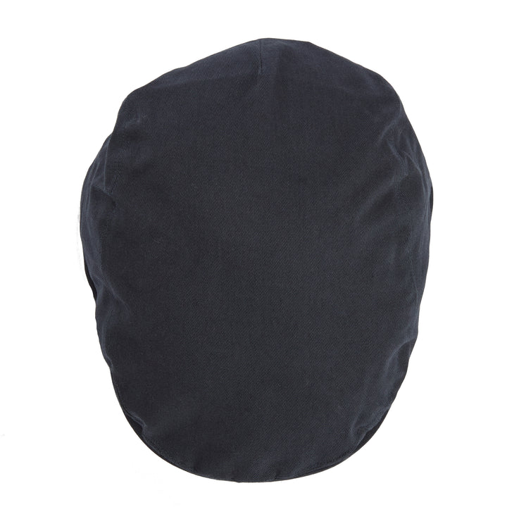Barbour Finnean Cotton Twill Flat Cap in Navy