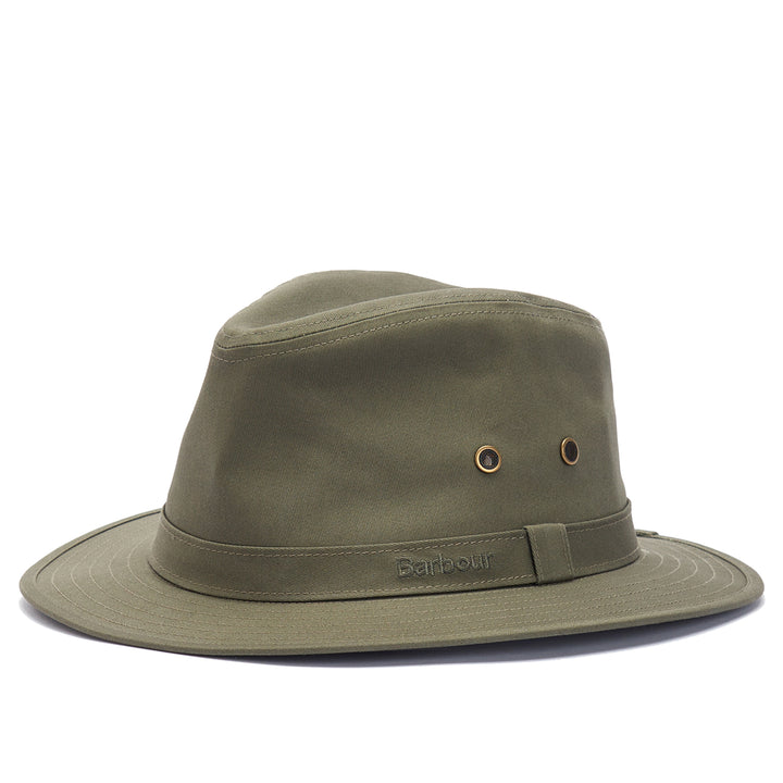 Barbour Dawson Cotton Safari Hat - Olive