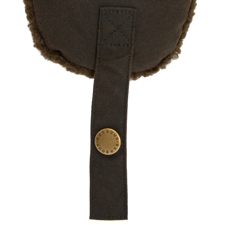 Barbour Morar Waxed Cotton Trapper Hat Olive