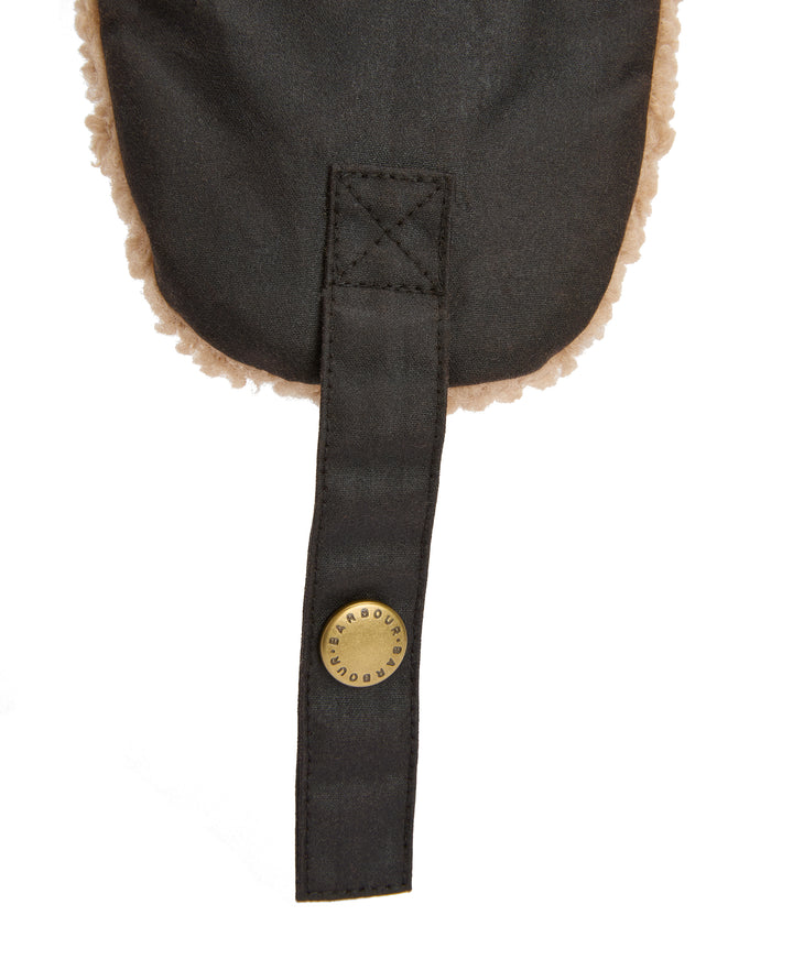 Barbour Morar Waxed Cotton Trapper Hat Rustic