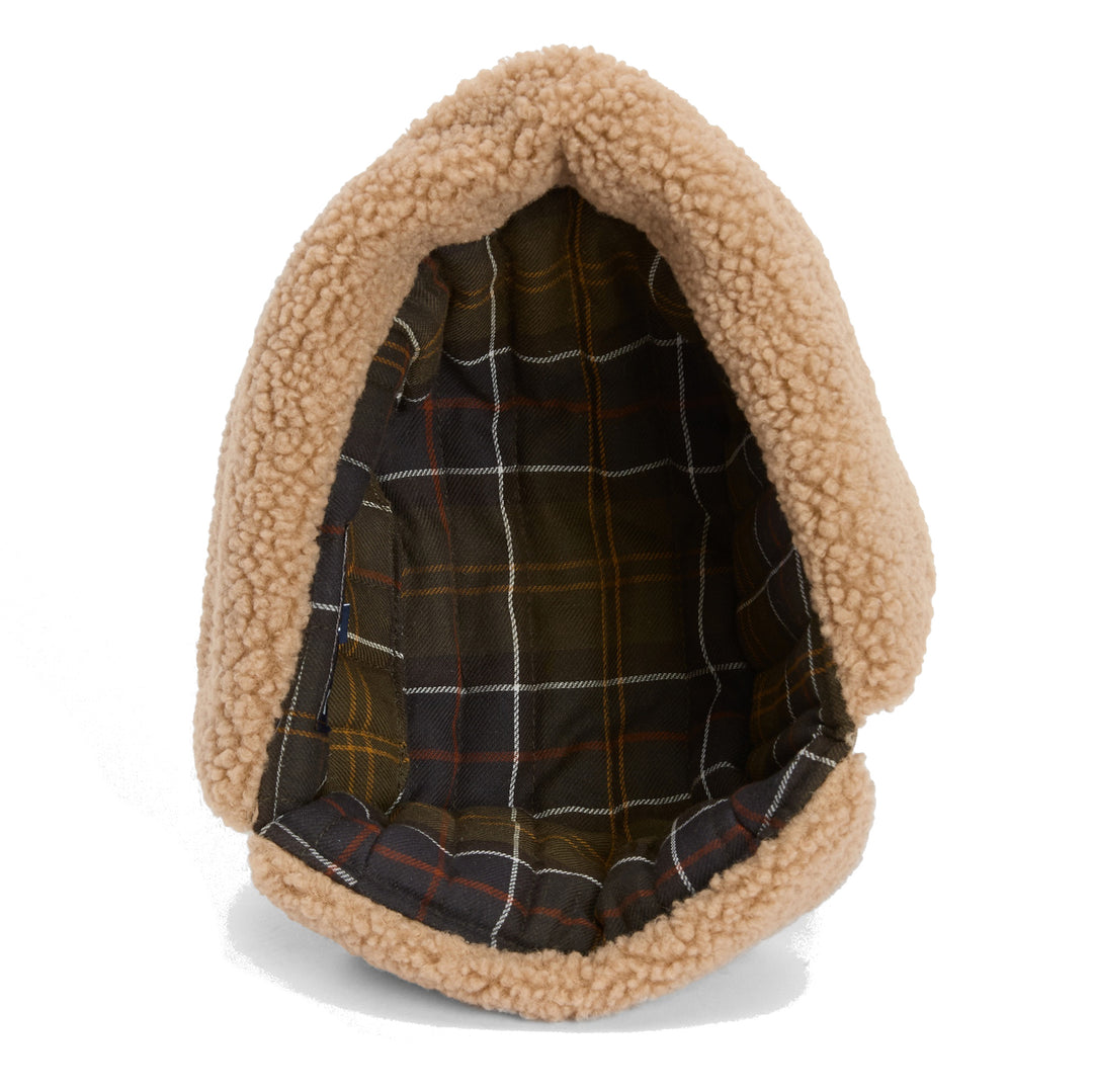 Barbour Morar Waxed Cotton Trapper Hat Rustic