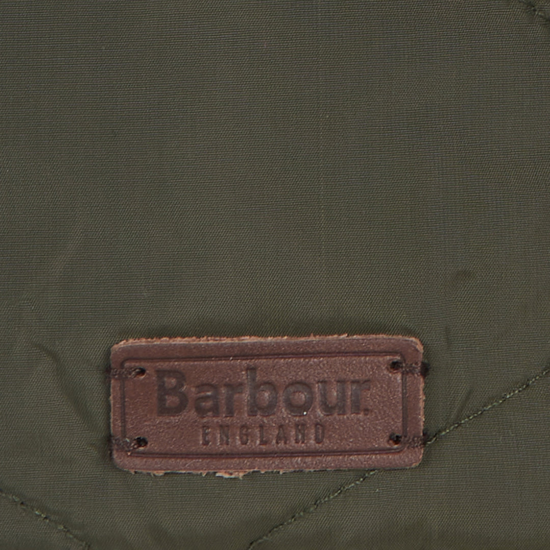 Barbour Sandbay Quilted Trapper Hat Olive