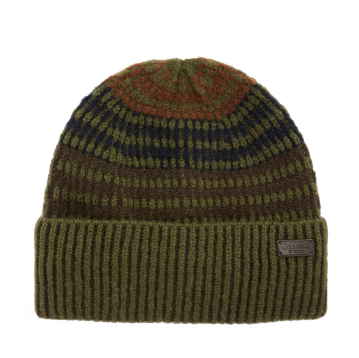 Barbour Harray Beanie Hat in Olive