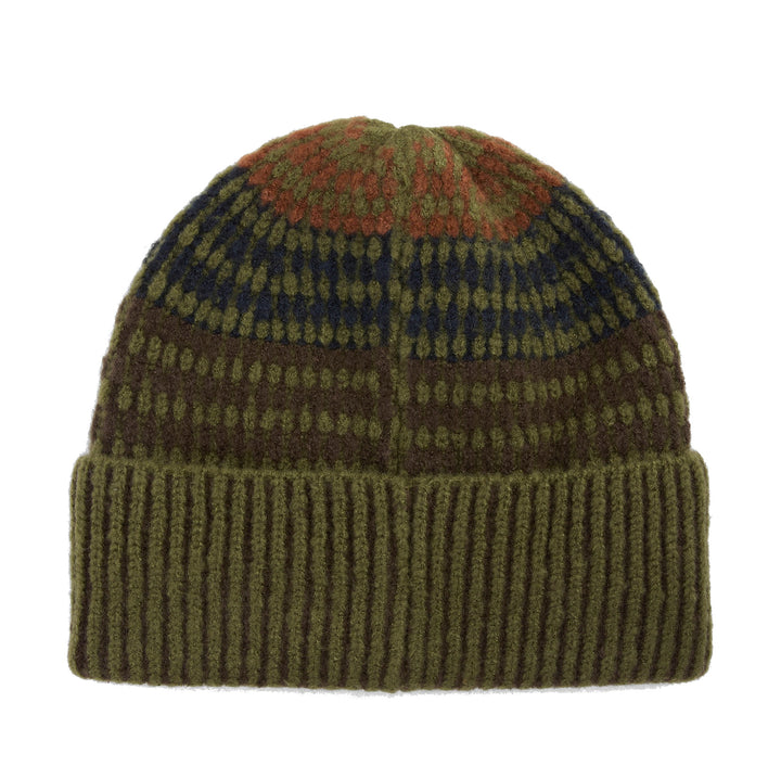 Barbour Harray Beanie Hat in Olive