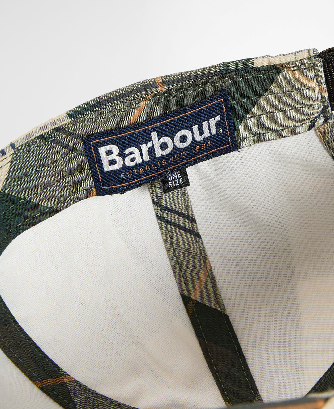 Barbour Adjustable Telfield Tartan Baseball Cap