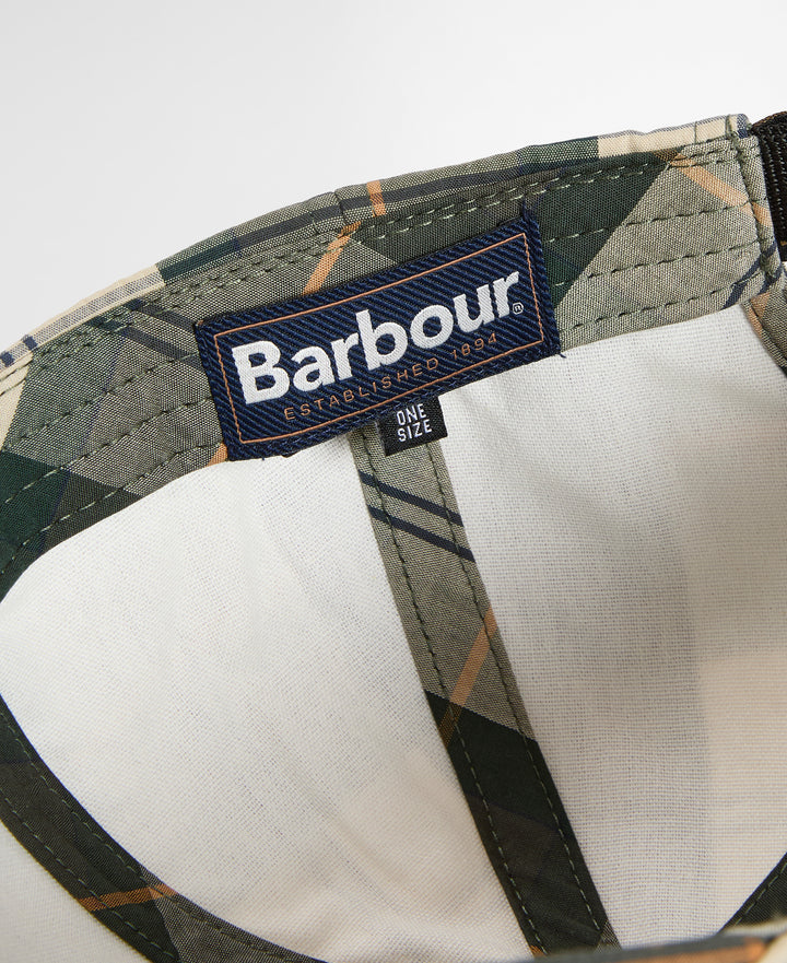 Barbour Adjustable Telfield Tartan Baseball Cap
