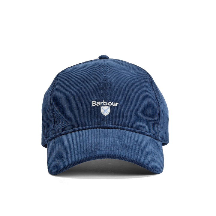 Barbour Bayfield Corduroy Baseball Cap in Blue