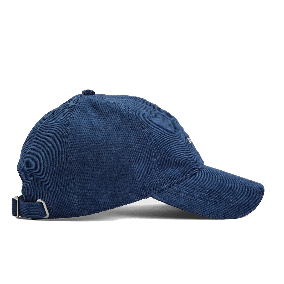Barbour Bayfield Corduroy Baseball Cap in Blue
