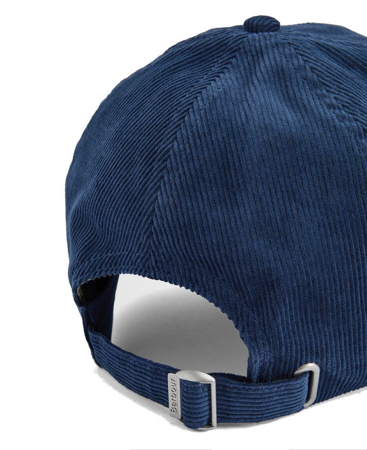 Barbour Bayfield Corduroy Baseball Cap in Blue