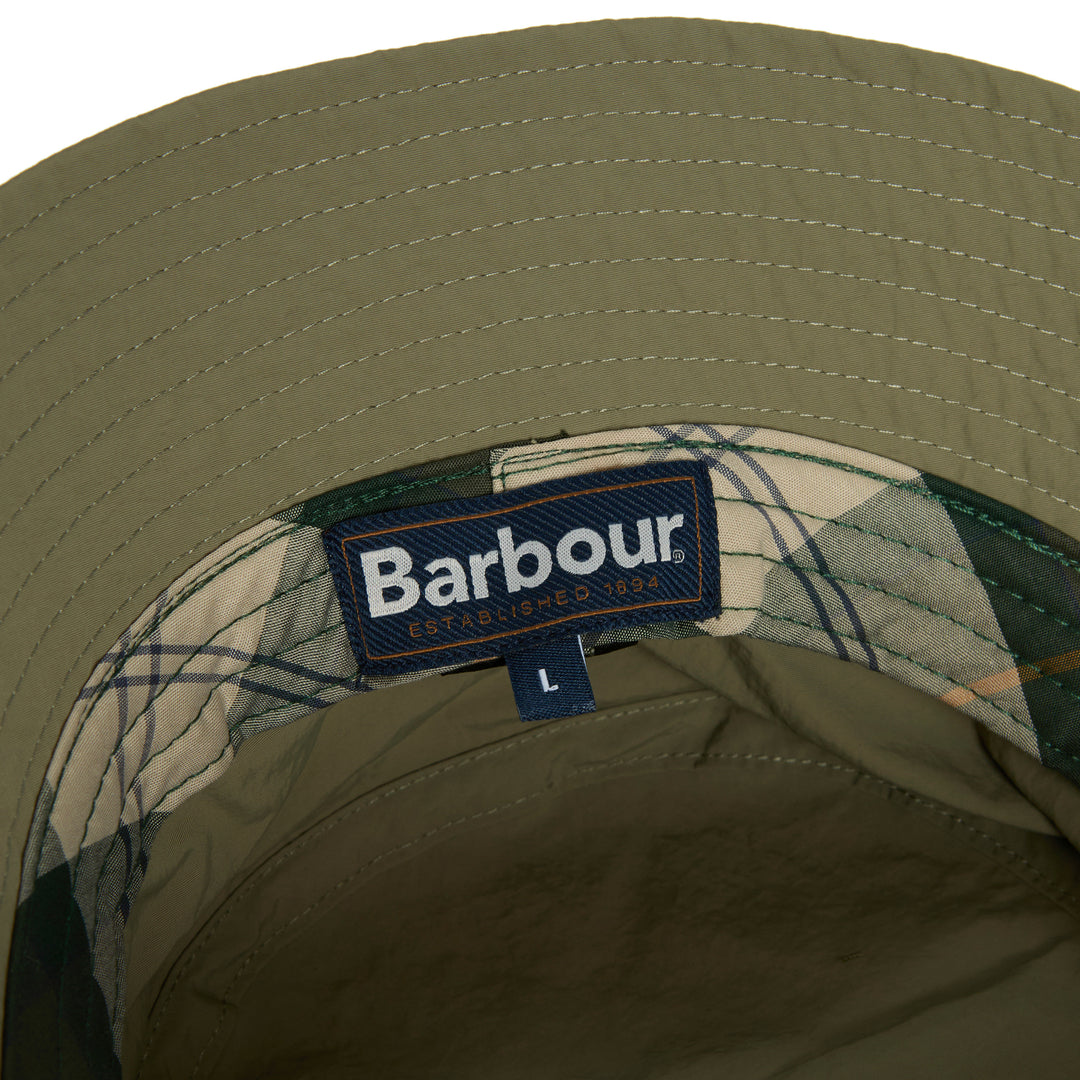 Barbour Tracker Showerproof Bucket Hat – Olive