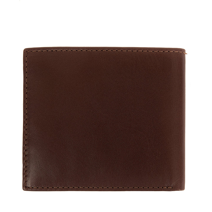 Barbour Brown Colwell Leather Bi-fold Wallet