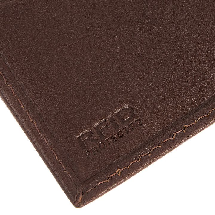 Barbour Brown Colwell Leather Bi-fold Wallet