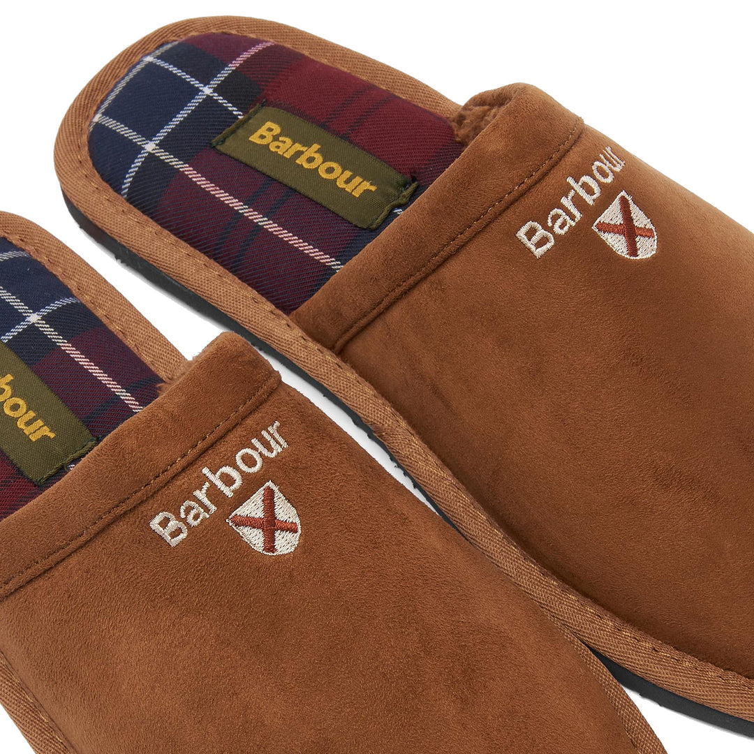 Barbour Everitt Mule Slippers - Camel