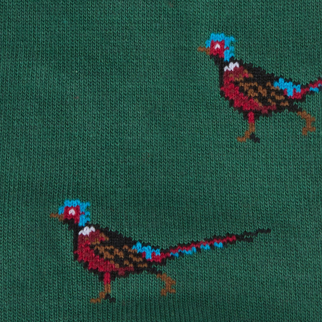 Barbour Racing Green Pheasant Socks