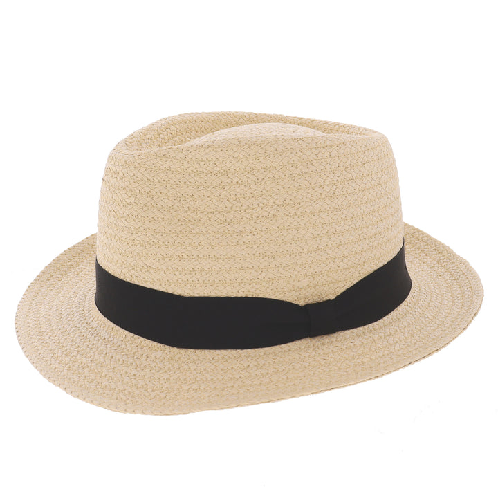 Summer Straw Hat - Black Band