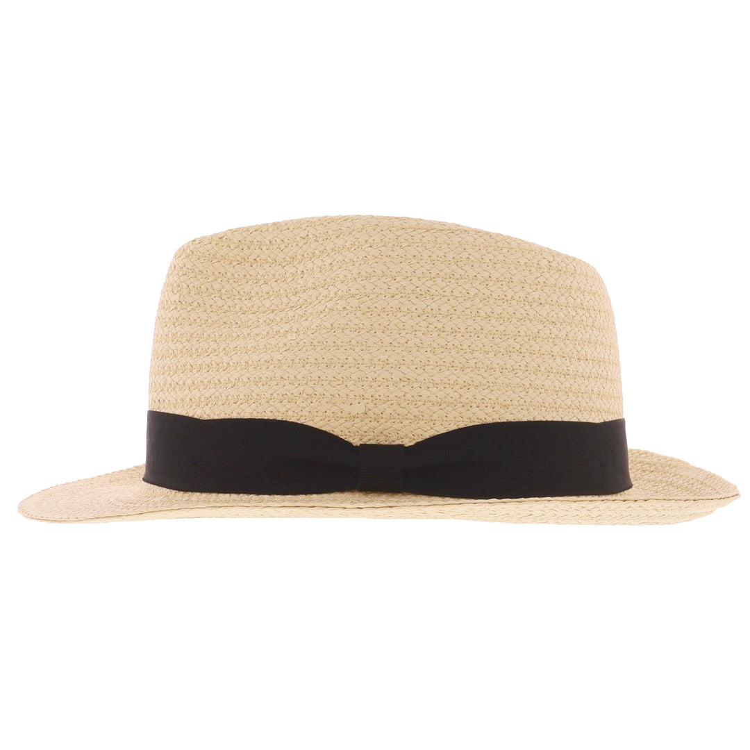 Summer Straw Hat - Black Band