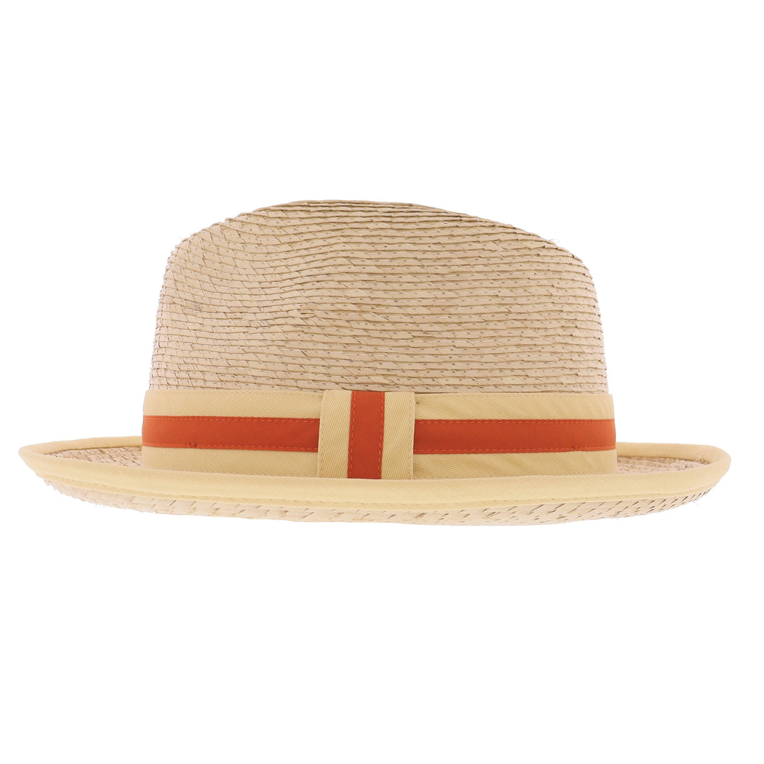 Summer Buri Straw Trilby Hat