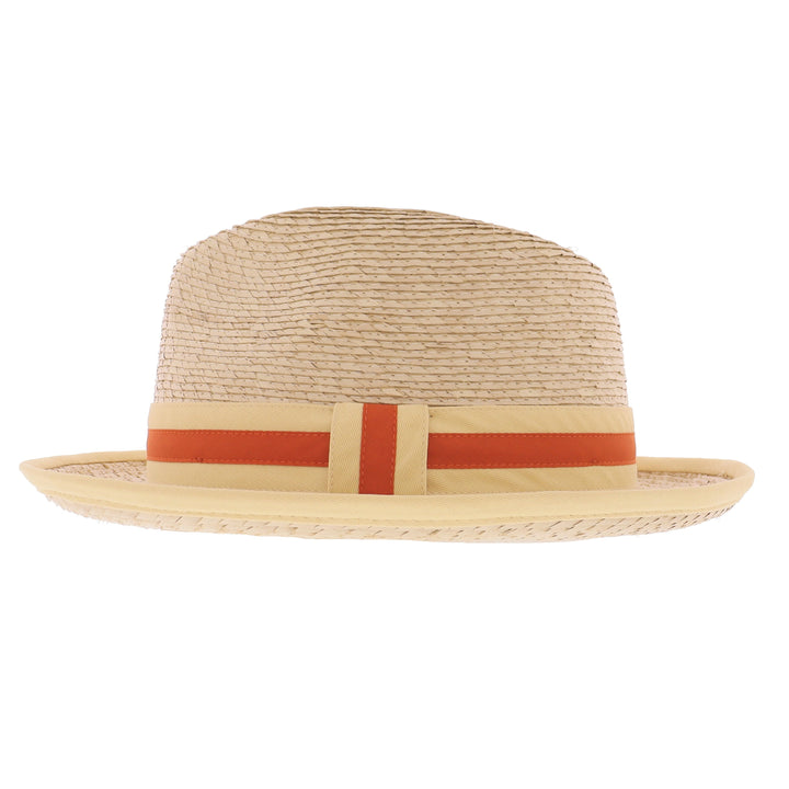 Summer Buri Straw Trilby Hat