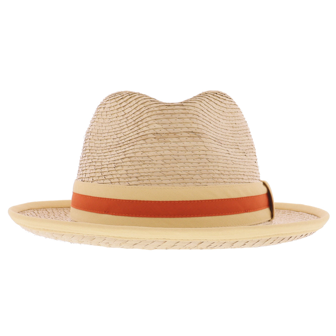 Summer Buri Straw Trilby Hat