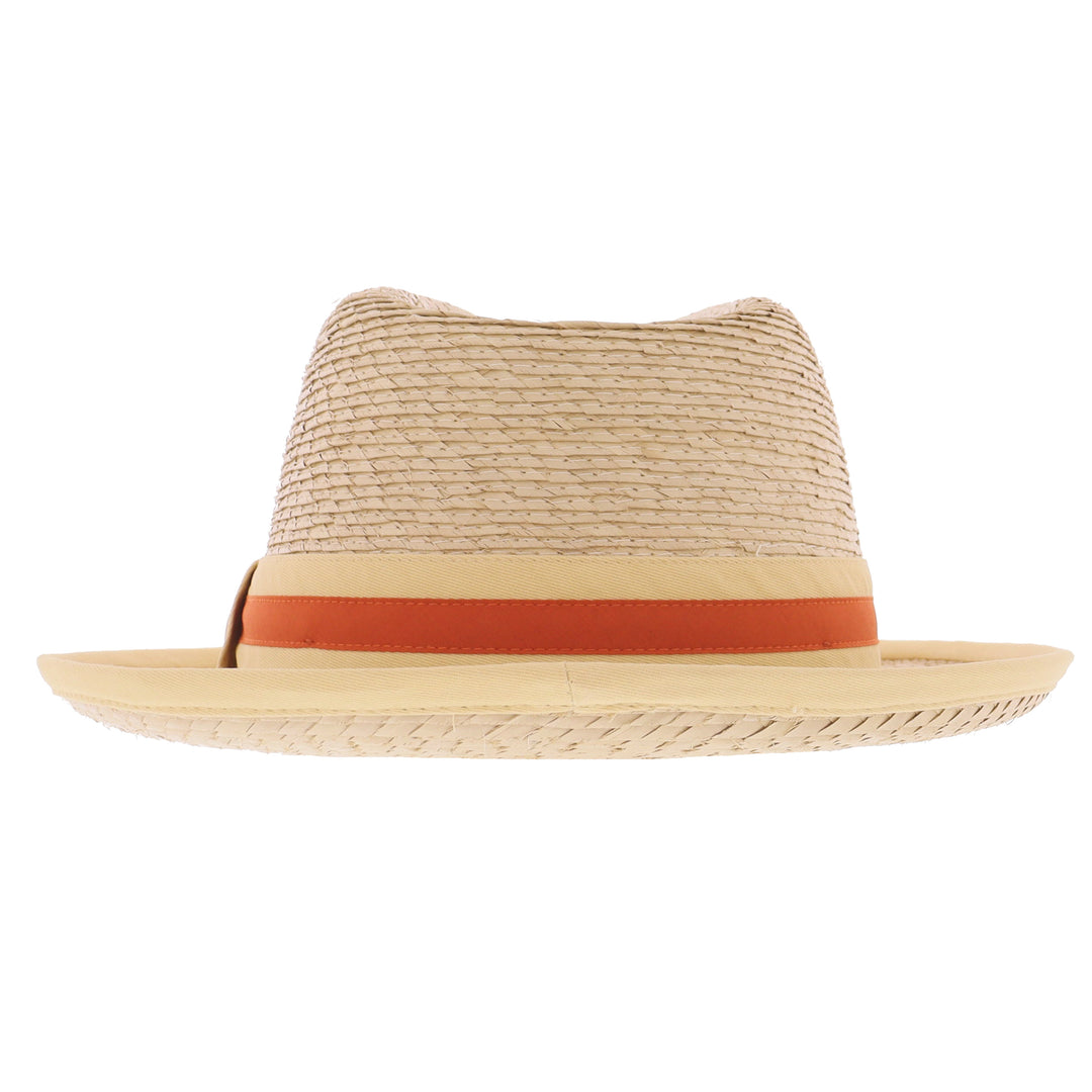 Summer Buri Straw Trilby Hat