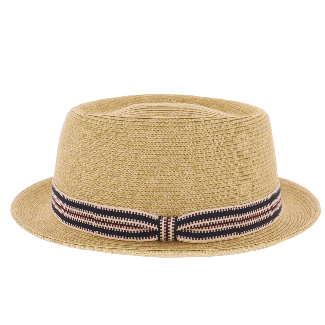 Summer Straw Pork Pie Hat
