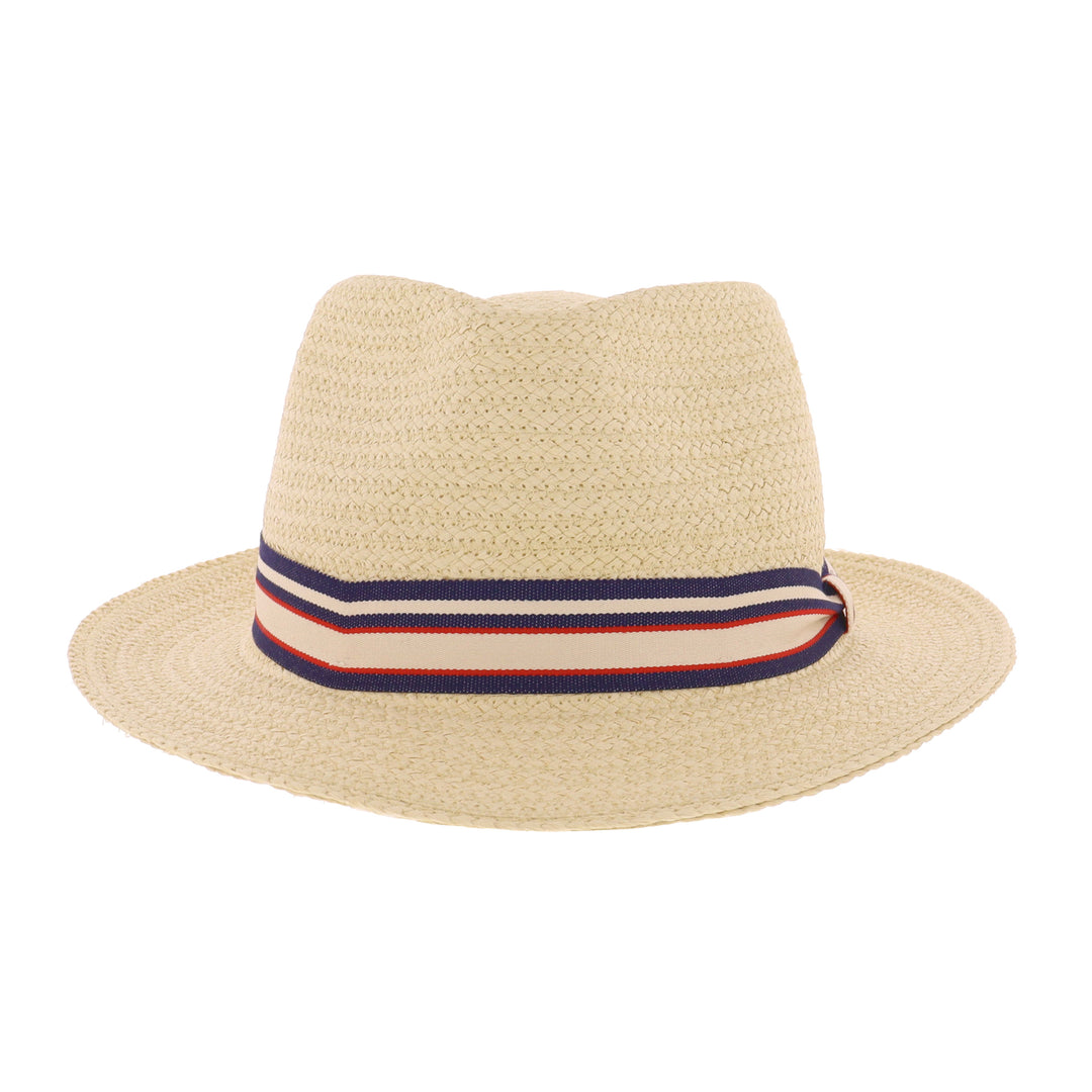 Summer Straw Hat - Striped Band