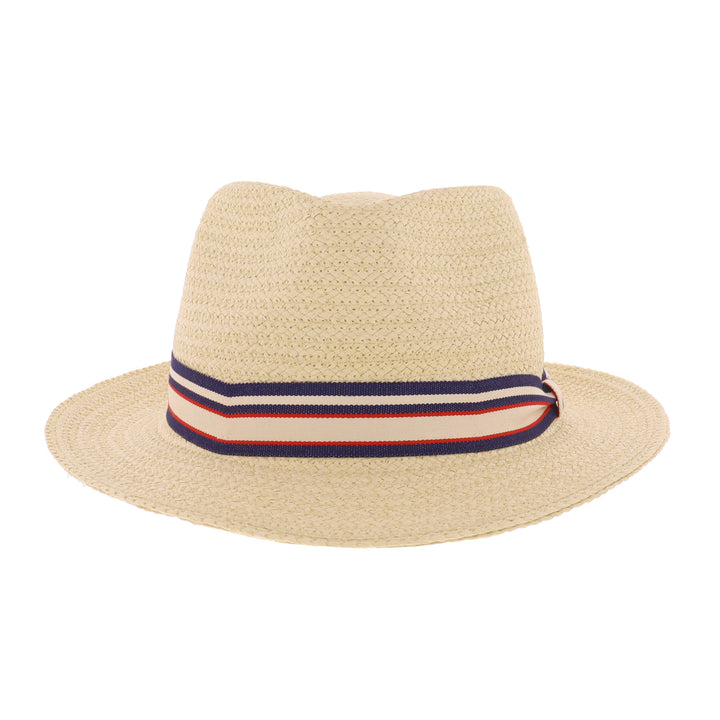 Summer Straw Hat - Striped Band