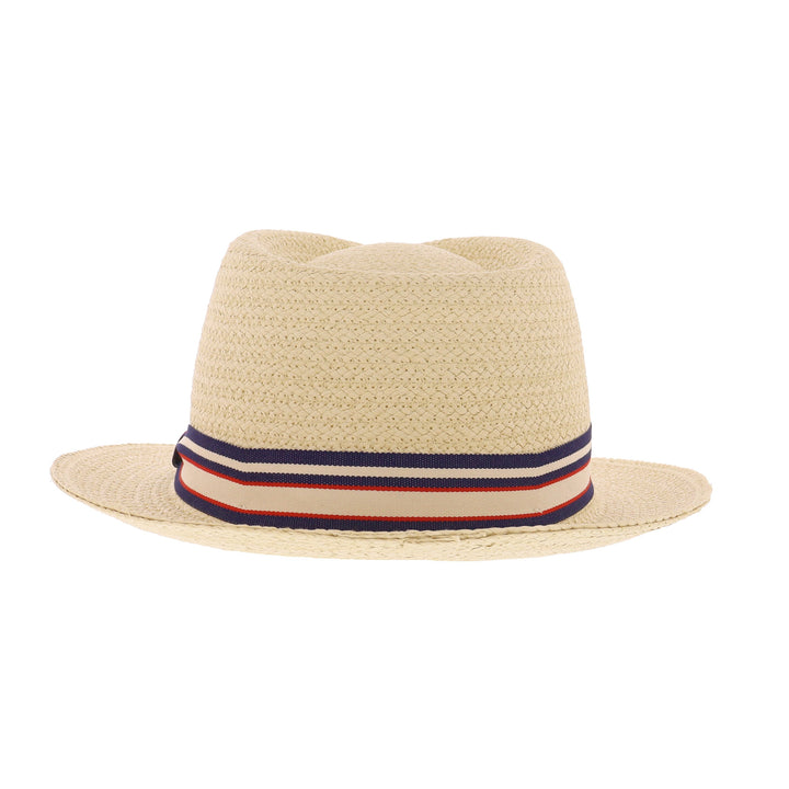 Summer Straw Hat - Striped Band