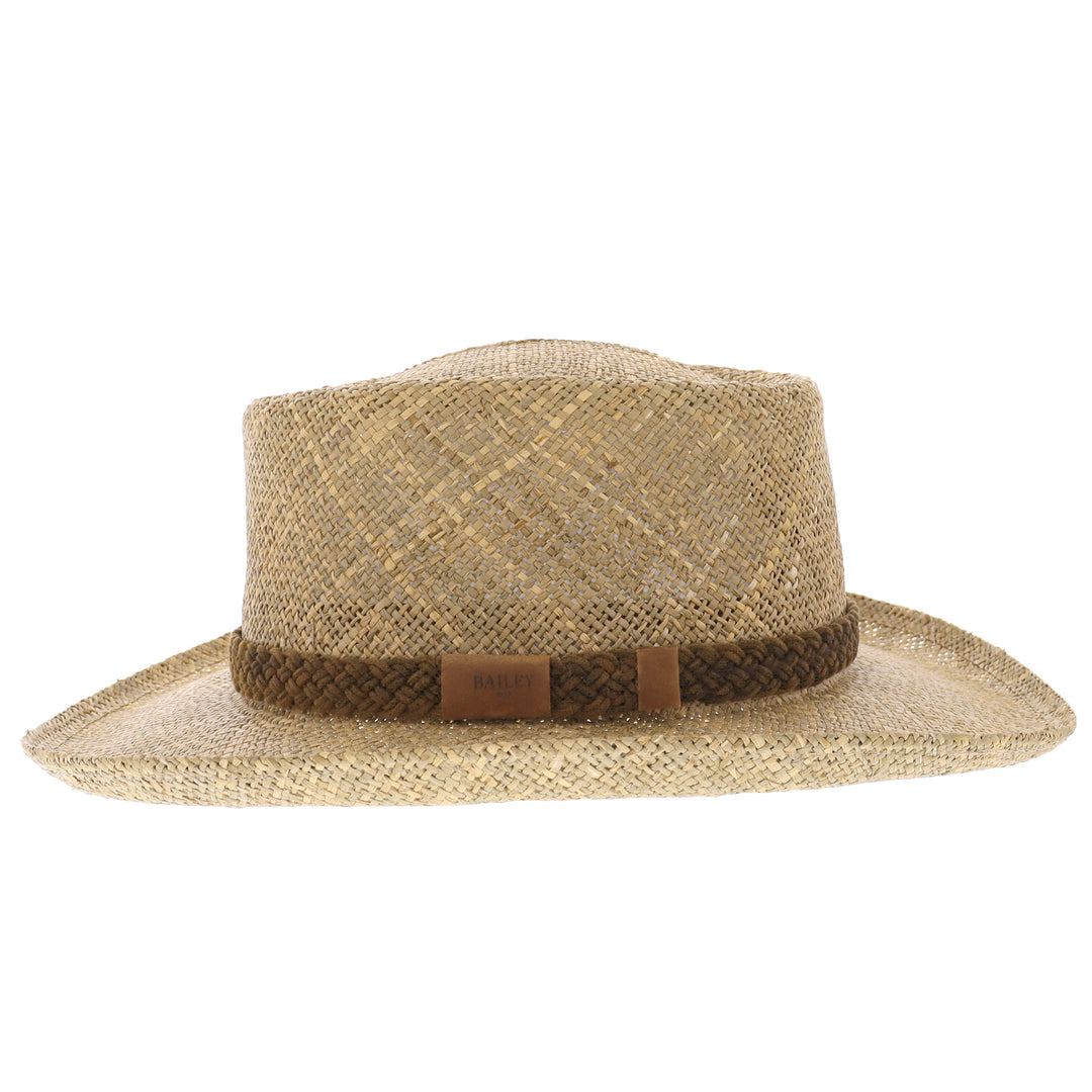Bailey Melton Seagrass Gambler Straw Hat