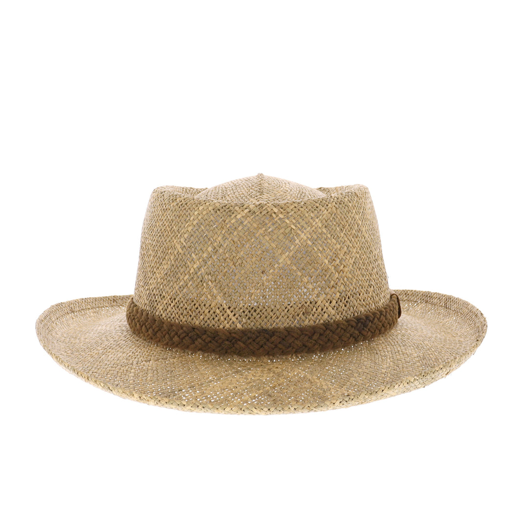 Bailey Melton Seagrass Gambler Straw Hat