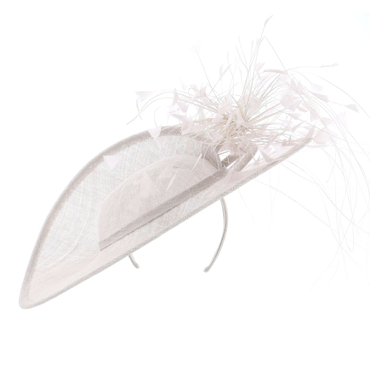 Metallic Pearl 43cm Disc Headband Fascinator