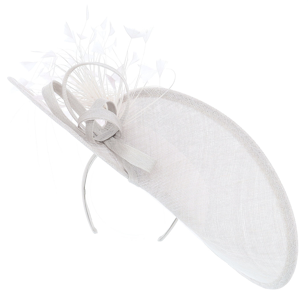 Metallic Pearl 43cm Disc Headband Fascinator