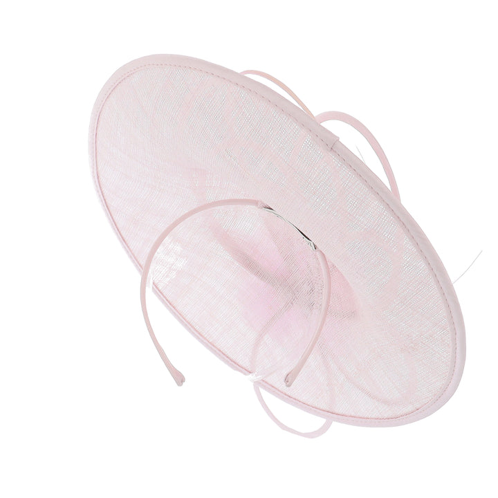 Metallic Pink Disc Headband Fascinator Liza Bella Collection