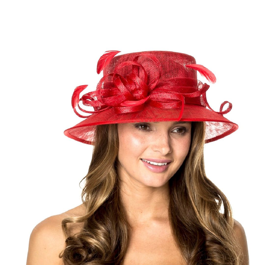 Silver Bridget Sinamay Hat, from Elegance by Boardmans